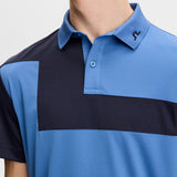 J.Lindeberg Golf Shirt - Rody Regular Fit - Federal Blue SS26