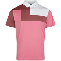 J.Lindeberg Golf Shirt - Rody Regular Fit - Flamingo Plume SS26
