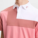 J.Lindeberg Golf Shirt - Rody Regular Fit - Flamingo Plume SS26