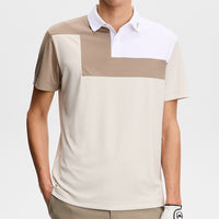 J.Lindeberg Golf Shirt - Rody Regular Fit - Moonbeam SS26