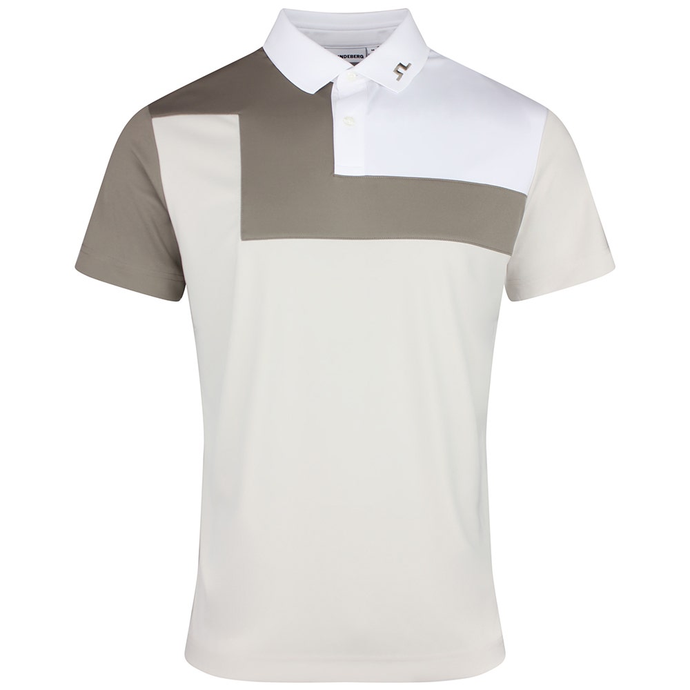J.Lindeberg Golf Shirt - Rody Regular Fit - Moonbeam SS26