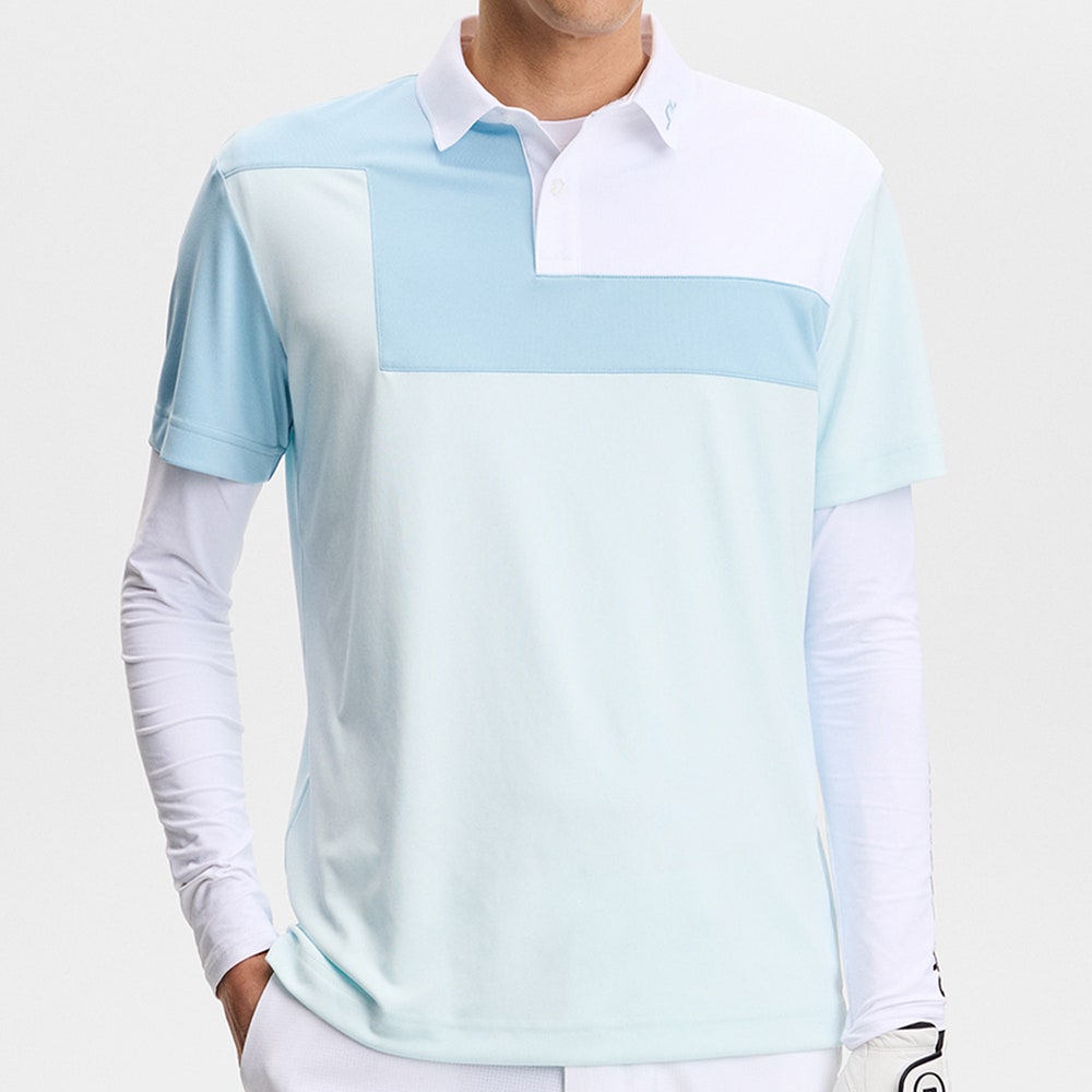 J.Lindeberg Golf Shirt - Rody Regular Fit - Sky Light SS26