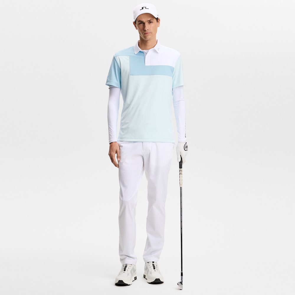 J.Lindeberg Golf Shirt - Rody Regular Fit - Sky Light SS26