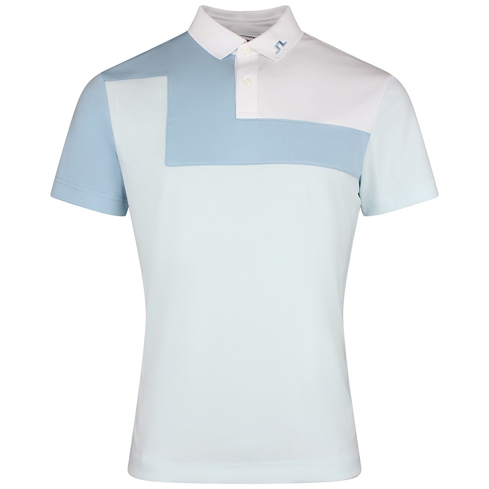 J.Lindeberg Golf Shirt - Rody Regular Fit - Sky Light SS26