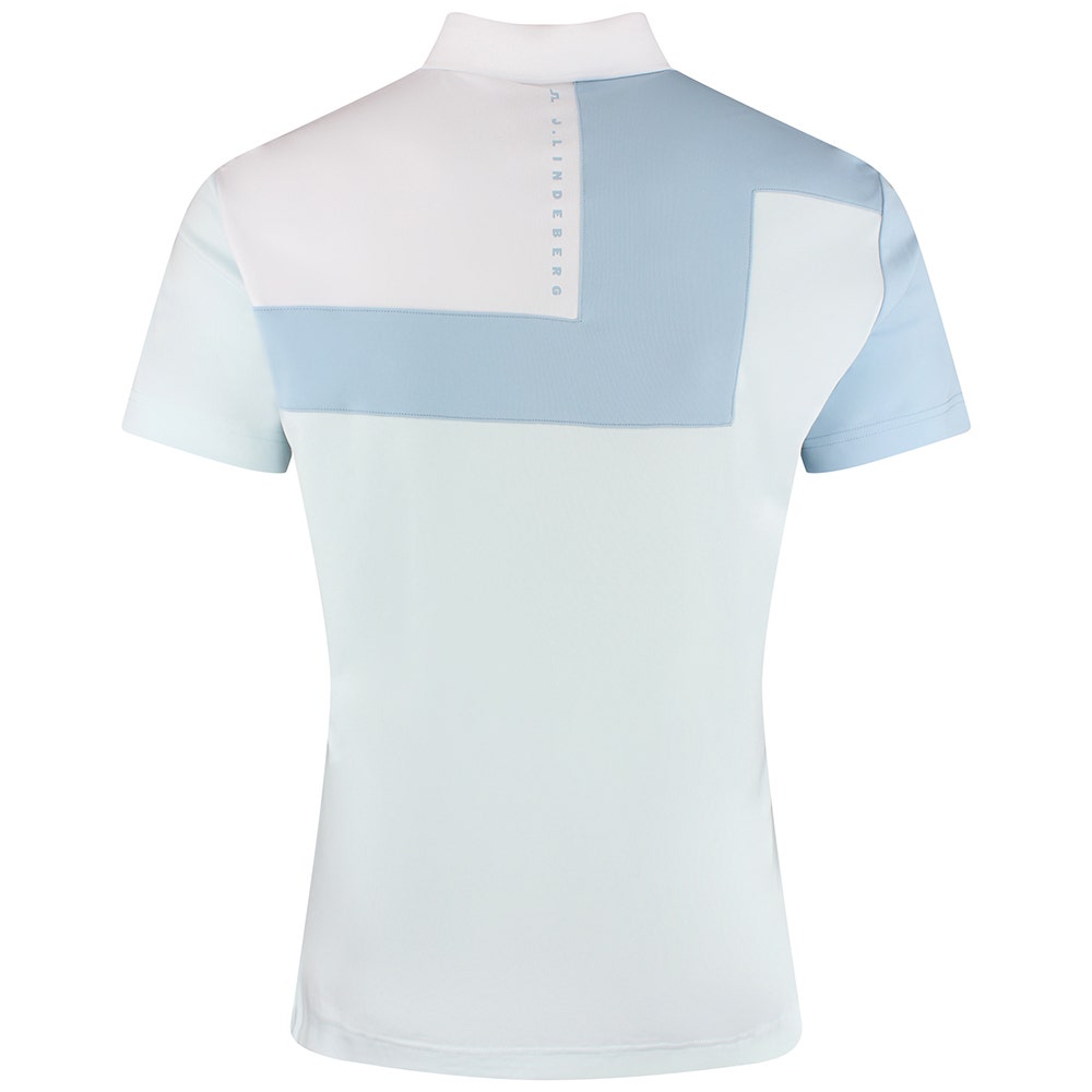 J.Lindeberg Golf Shirt - Rody Regular Fit - Sky Light SS26
