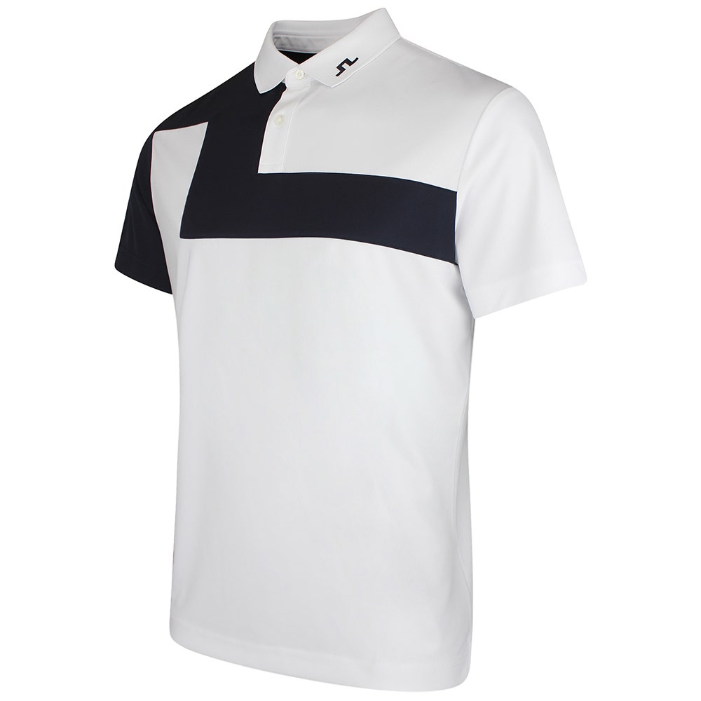 J.Lindeberg Golf Shirt - Rody Regular Fit - White SS26