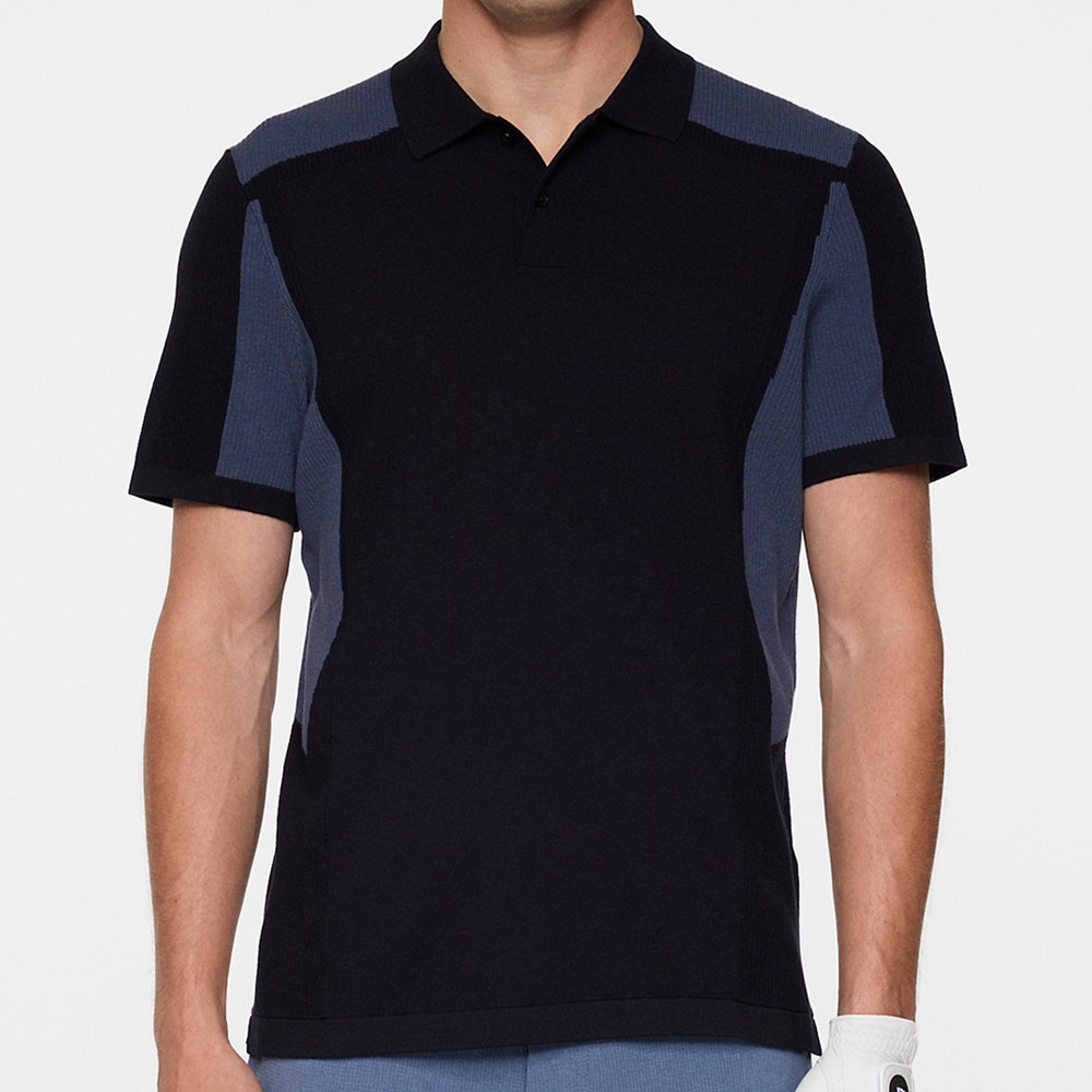 J.Lindeberg Golf Shirt - Ruben Knitted Shirt - JL Navy AW25