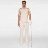 J.Lindeberg Golf Shirt - Ruben Knitted Shirt - Moonbeam AW25