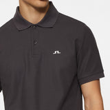 J.Lindeberg Golf Shirt - Rudy Pique Slim Fit - Asphalt AW25
