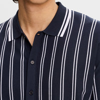 J.Lindeberg Golf Shirt - Rue Knit SS Shirt - JL Navy SS26