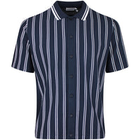 J.Lindeberg Golf Shirt - Rue Knit SS Shirt - JL Navy SS26
