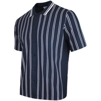 J.Lindeberg Golf Shirt - Rue Knit SS Shirt - JL Navy SS26