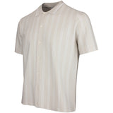 J.Lindeberg Golf Shirt - Rue Knit SS Shirt - Moonbeam SS26