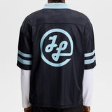 J.Lindeberg Golf Shirt - Rusty Jacquard Relaxed Fit - JL Navy SS26