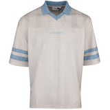 J.Lindeberg Golf Shirt - Rusty Jacquard Relaxed Fit - Moonbeam SS26