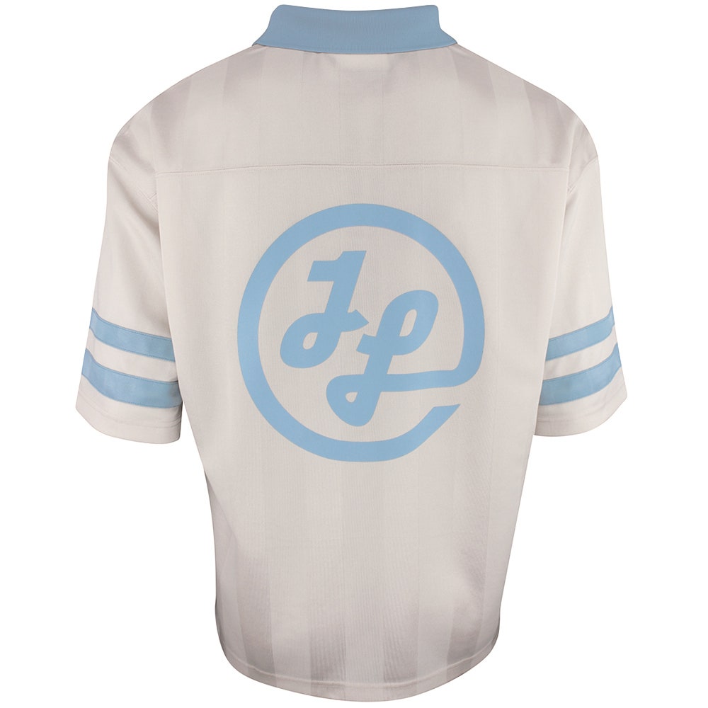 J.Lindeberg Golf Shirt - Rusty Jacquard Relaxed Fit - Moonbeam SS26