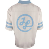J.Lindeberg Golf Shirt - Rusty Jacquard Relaxed Fit - Moonbeam SS26
