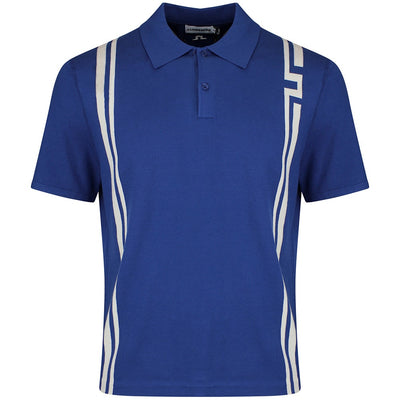 J.Lindeberg Golf Shirt - Rylan Knit Regular Fit - Estate Blue SH26