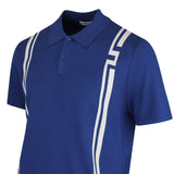 J.Lindeberg Golf Shirt - Rylan Knit Regular Fit - Estate Blue SH26