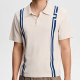 J.Lindeberg Golf Shirt - Rylan Knit Regular Fit - Moonbeam SH26