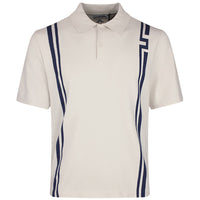 J.Lindeberg Golf Shirt - Rylan Knit Regular Fit - Moonbeam SH26
