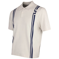 J.Lindeberg Golf Shirt - Rylan Knit Regular Fit - Moonbeam SH26