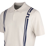 J.Lindeberg Golf Shirt - Rylan Knit Regular Fit - Moonbeam SH26