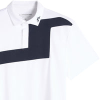 J.Lindeberg Golf Shirt - Sidd Reg. Fit Polo - White AW26