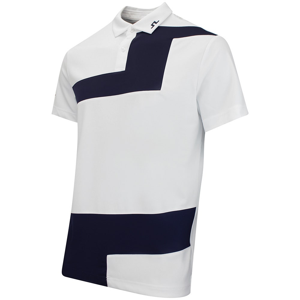 J.Lindeberg Golf Shirt - Sidd Reg. Fit Polo - White AW26