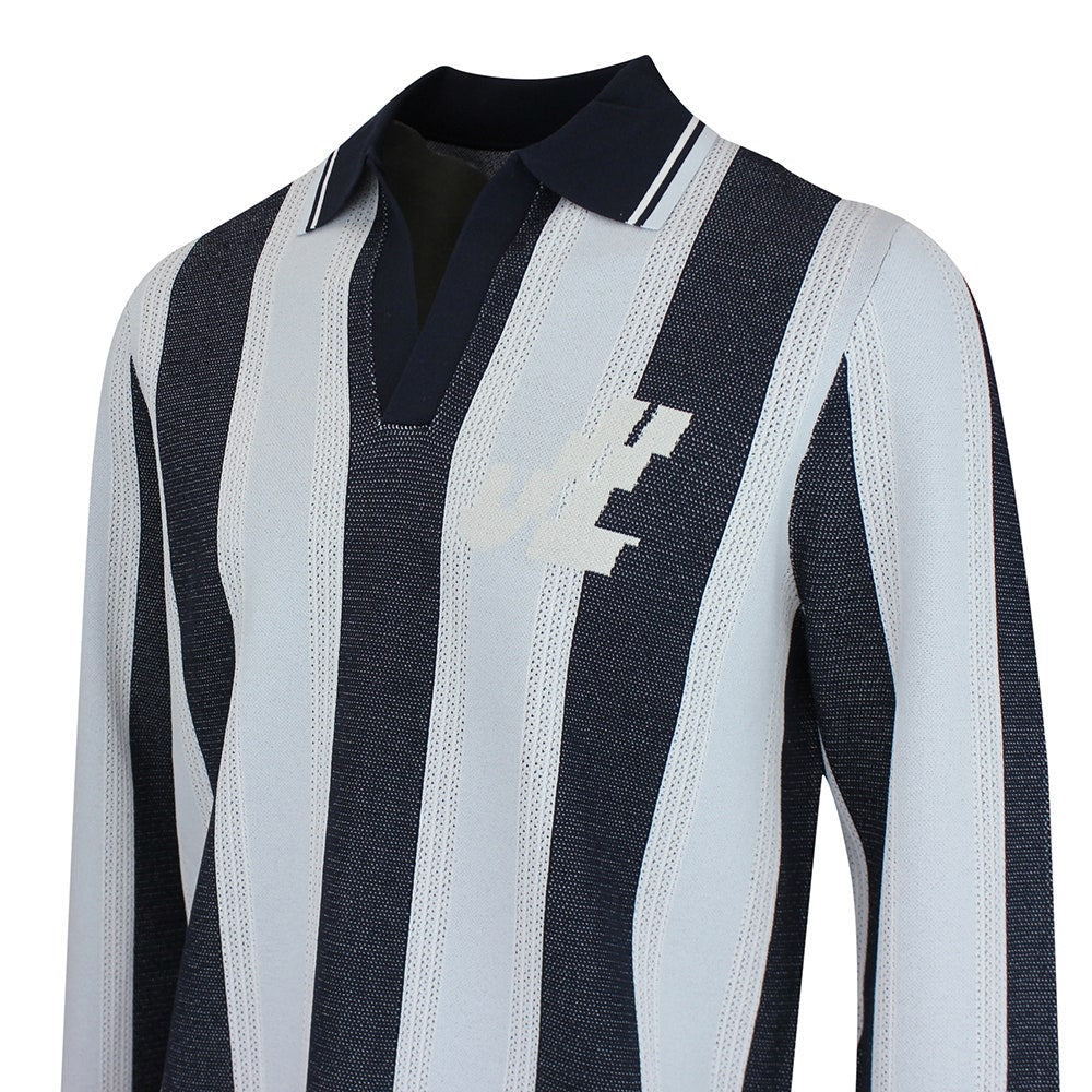 J.Lindeberg Golf Shirt - Silas Knit Sweater Polo - Skywriting SH26