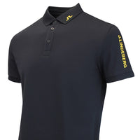 J.Lindeberg Golf Shirt - Tour Tech Pique Reg. Fit - Black 2026
