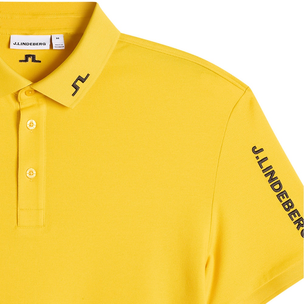 J.Lindeberg Golf Shirt - Tour Tech Pique Reg. Fit - Bumblebee 2026