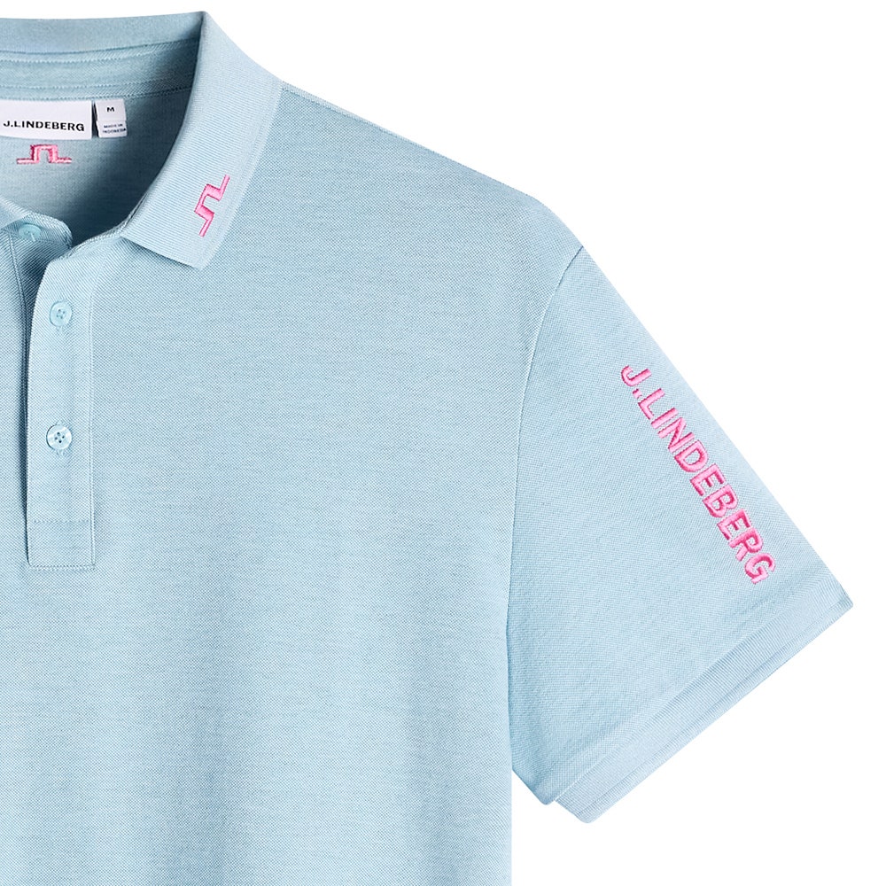 J.Lindeberg Golf Shirt - Tour Tech Pique Reg. Fit - Forget-Me-Not 2026