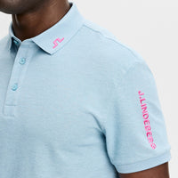 J.Lindeberg Golf Shirt - Tour Tech Pique Reg. Fit - Forget-Me-Not 2026