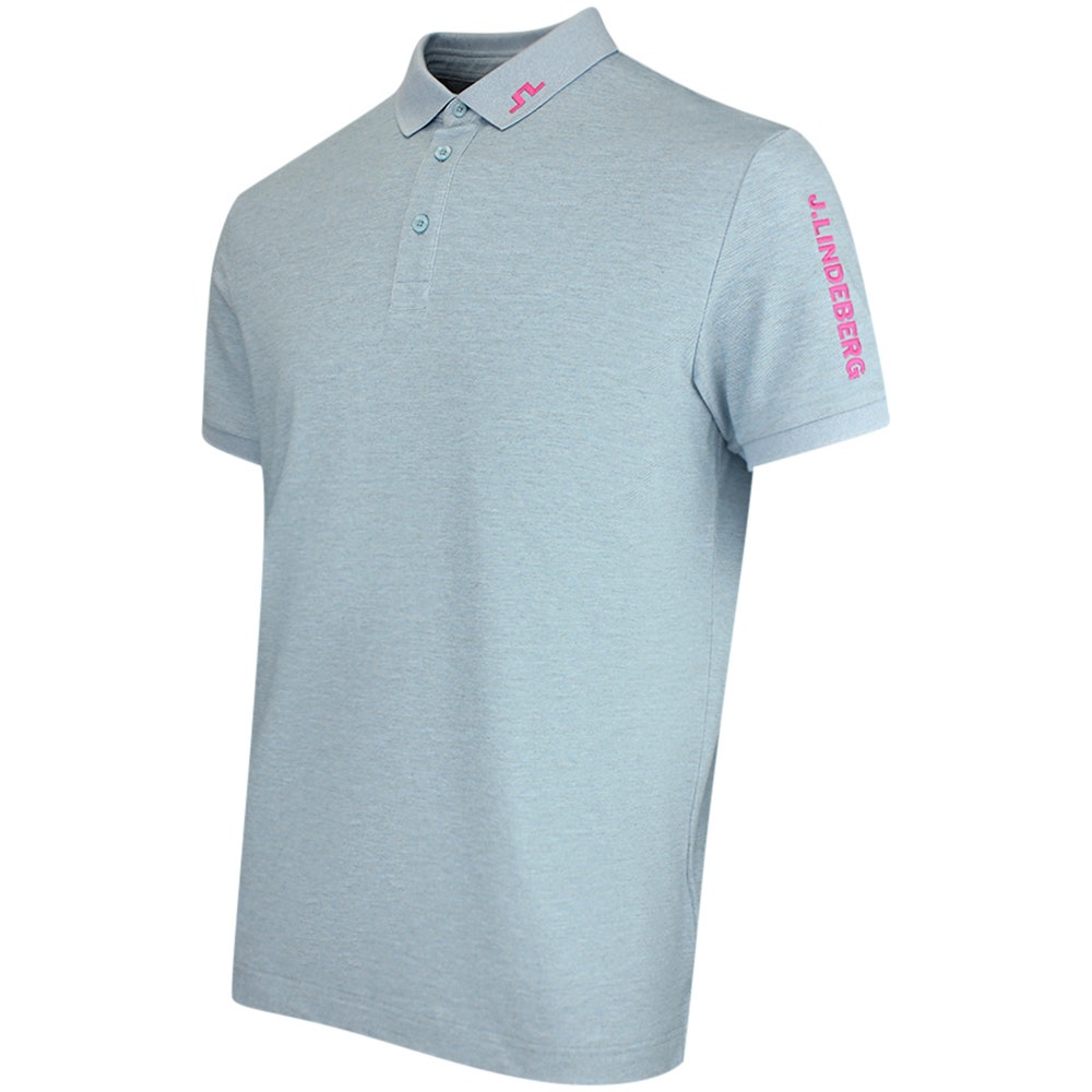 J.Lindeberg Golf Shirt - Tour Tech Pique Reg. Fit - Forget-Me-Not 2026