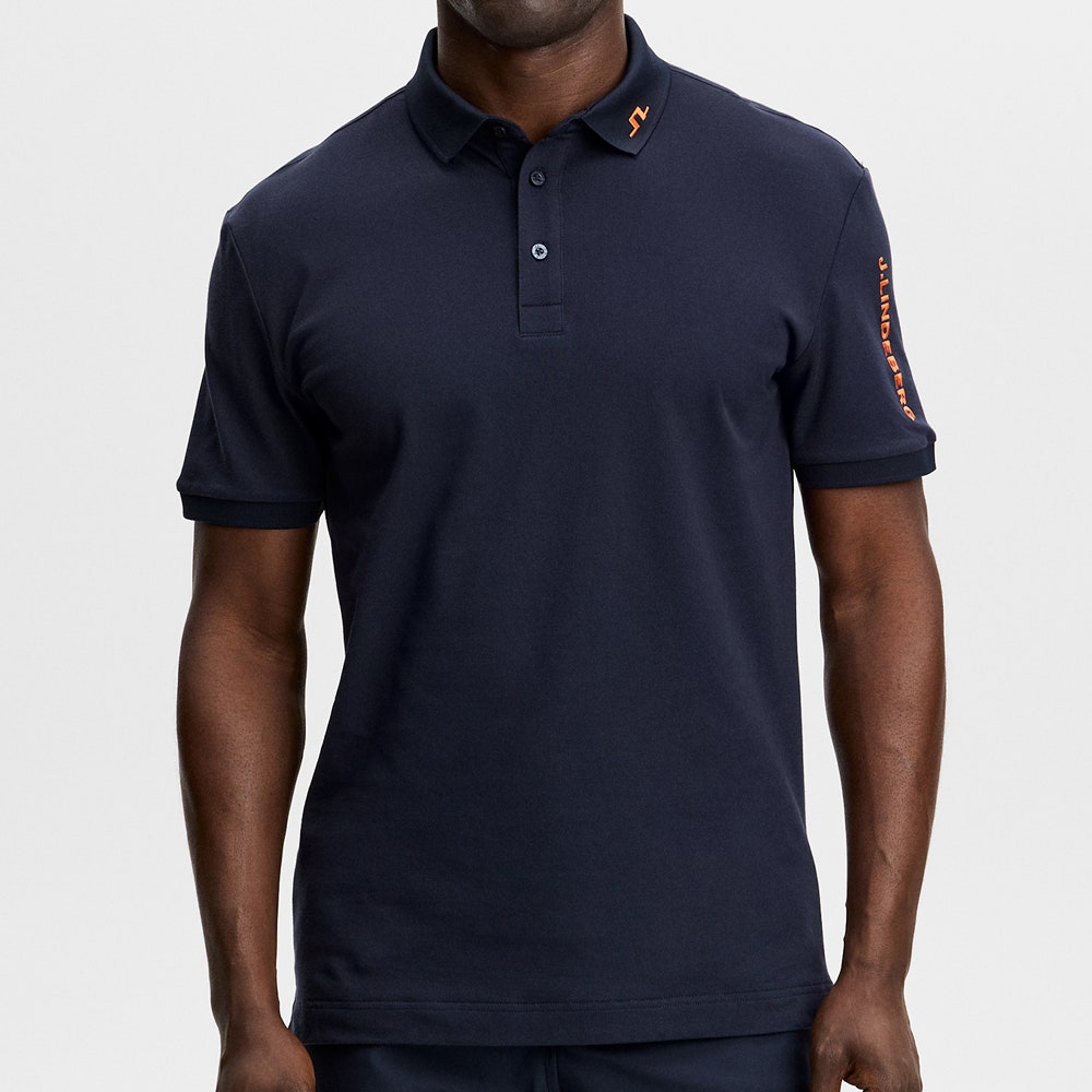 J.Lindeberg Golf Shirt - Tour Tech Pique Reg. Fit - JL Navy 2026