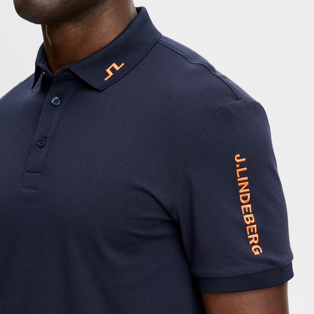 J.Lindeberg Golf Shirt - Tour Tech Pique Reg. Fit - JL Navy 2026