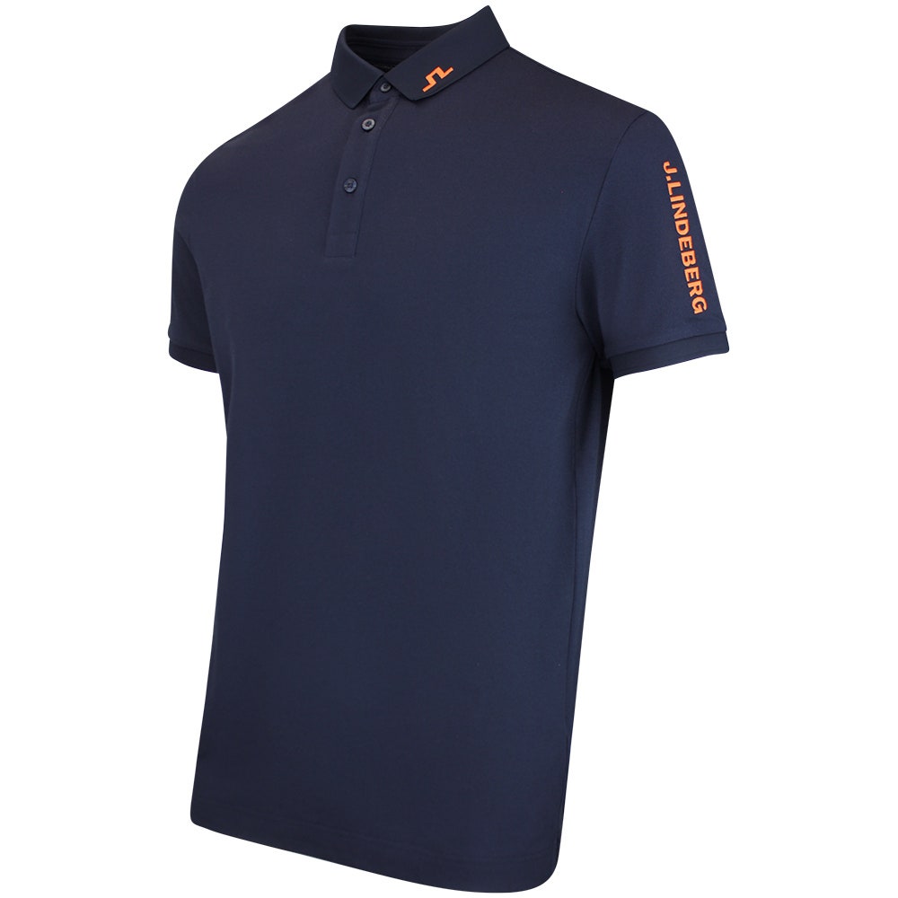 J.Lindeberg Golf Shirt - Tour Tech Pique Reg. Fit - JL Navy 2026
