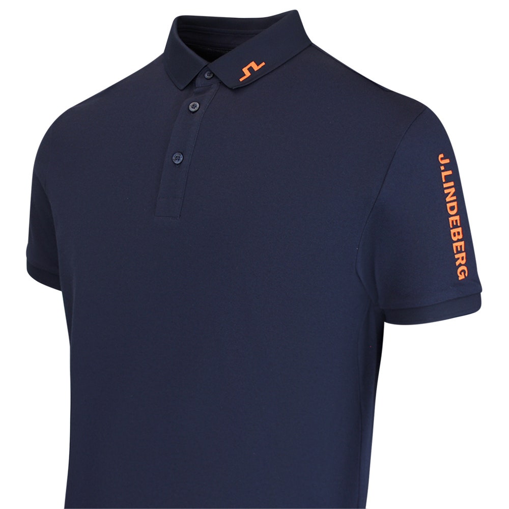 J.Lindeberg Golf Shirt - Tour Tech Pique Reg. Fit - JL Navy 2026