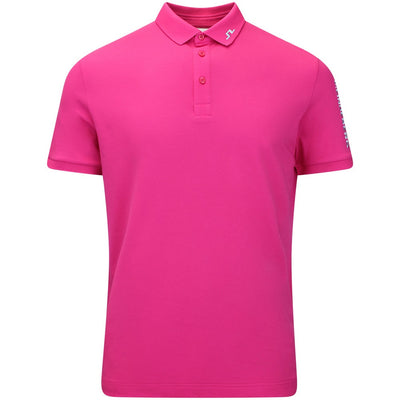 J.Lindeberg Golf Shirt - Tour Tech Pique Reg. Fit - Pink Yarrow 2026