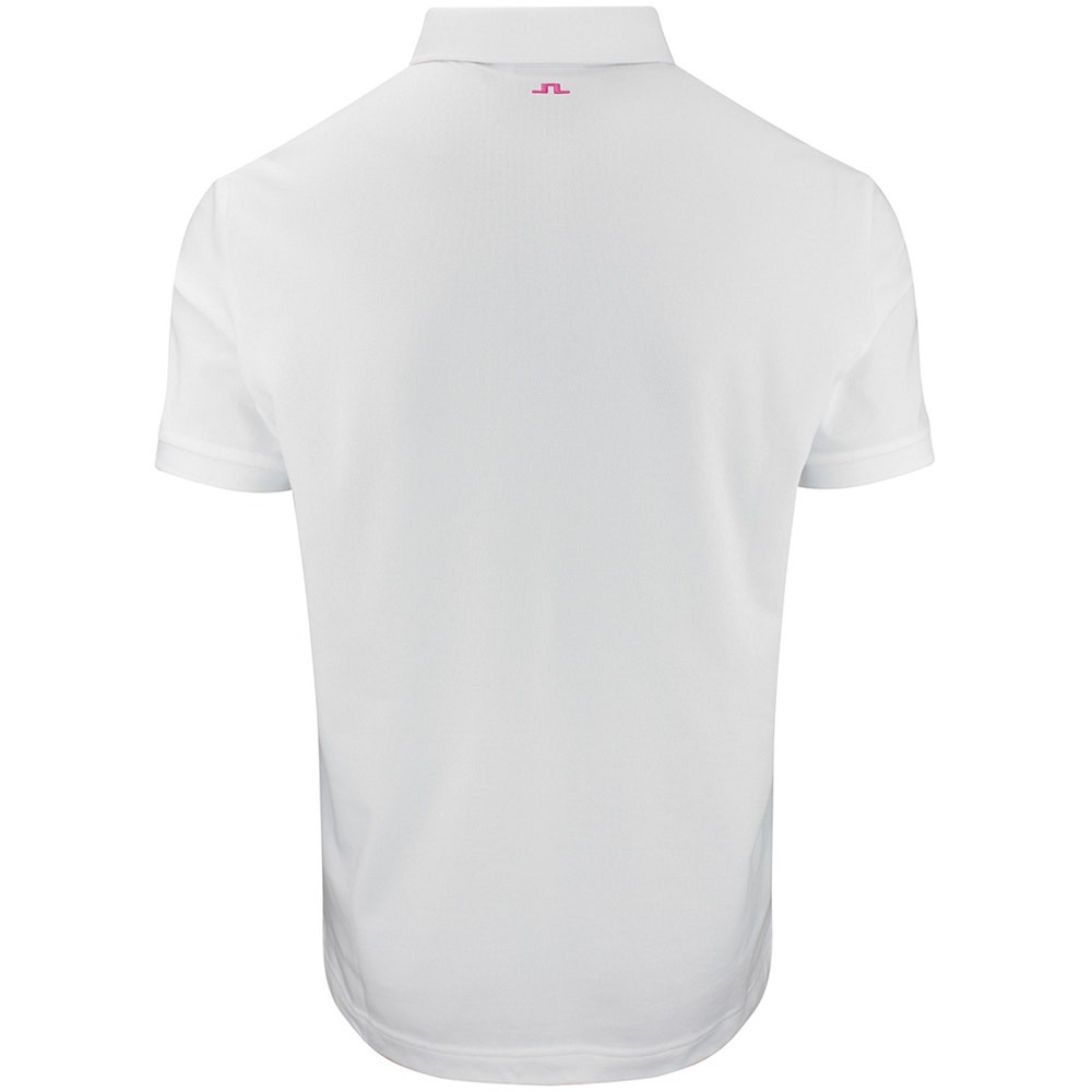 J.Lindeberg Golf Shirt - Tour Tech Pique Reg. Fit - White 2026