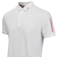 J.Lindeberg Golf Shirt - Tour Tech Pique Reg. Fit - White 2026