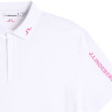 J.Lindeberg Golf Shirt - Tour Tech Pique Reg. Fit - White 2026