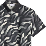 J.Lindeberg Golf Shirt - Tour Tech Print Reg. Fit - BF Black AW26