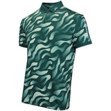 J.Lindeberg Golf Shirt - Tour Tech Print Reg. Fit - BF Forest AW26