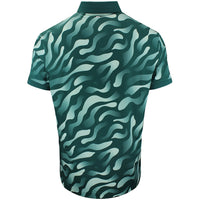 J.Lindeberg Golf Shirt - Tour Tech Print Reg. Fit - BF Forest AW26