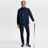 J.Lindeberg Golf Shirt - Tour Tech Print Reg. Fit - BF Navy AW26