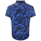 J.Lindeberg Golf Shirt - Tour Tech Print Reg. Fit - BF Navy AW26