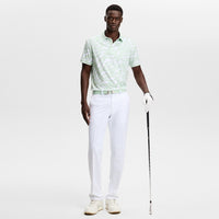 J.Lindeberg Golf Shirt - Tour Tech Print Reg. Fit - BF S. Green AW26