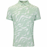 J.Lindeberg Golf Shirt - Tour Tech Print Reg. Fit - BF S. Green AW26